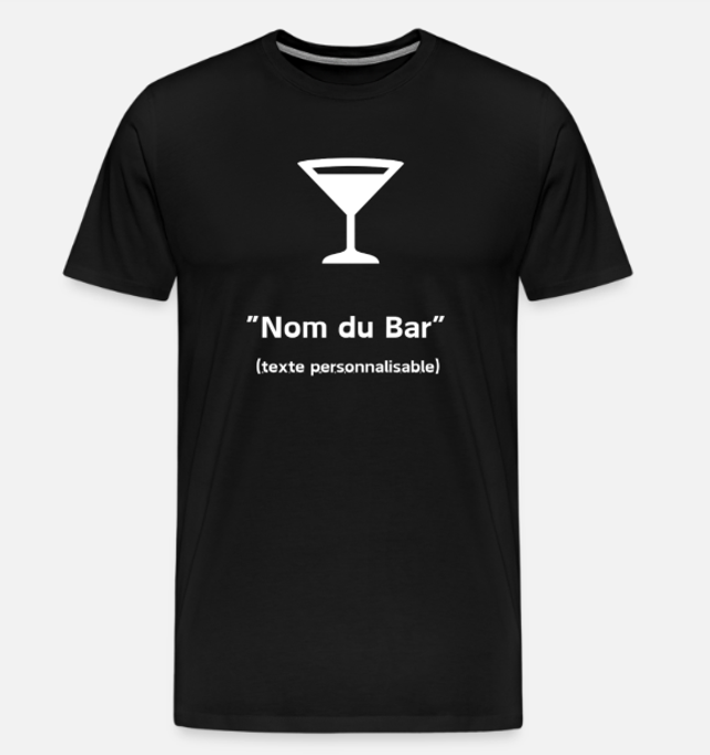 T-shirt personnalisable pour Bar