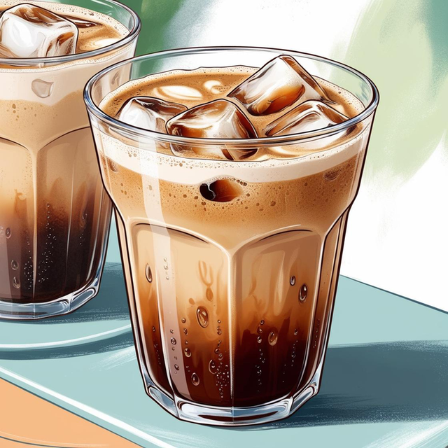 Iced Spanish latte 