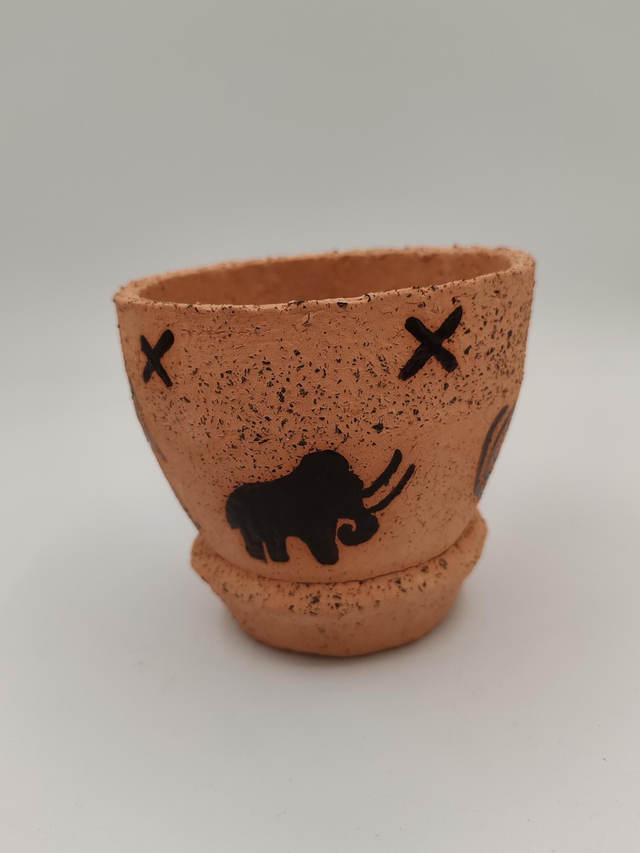 Vase style rupestre petit modèle 