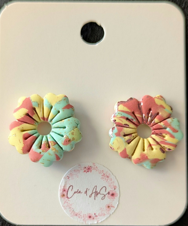 Pampilles "Fleur Pop Éclat"