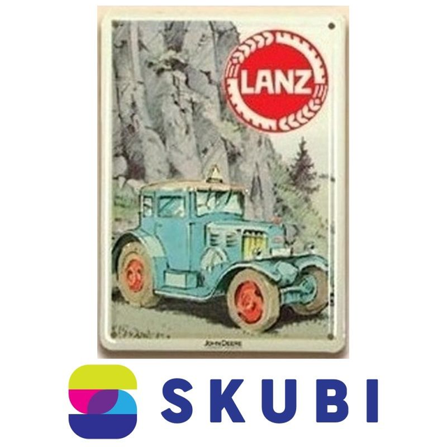 PLECHOVÁ POHLEDNICE - MOTIV LANZ