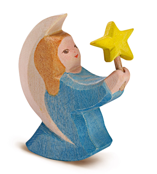 Ostheimer Engelchen mit Stern blau
