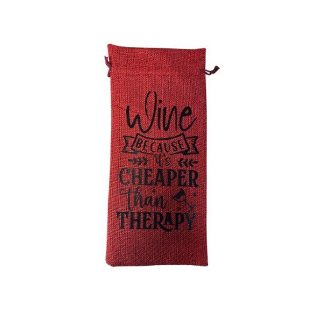Eco-Friendly Jute Wine Gift Bag – Burlap Bottle Carrier