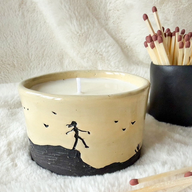 Bougie à message secret « pas de réussite sans premier pas.. »