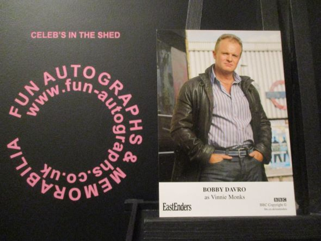Bobby Davro (Vinnie Monks) Original EastEnders Cast Card