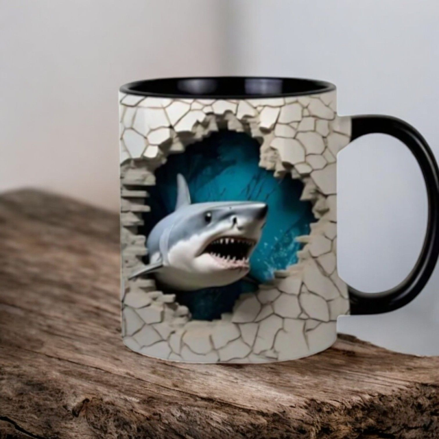 3D Tasse Shark