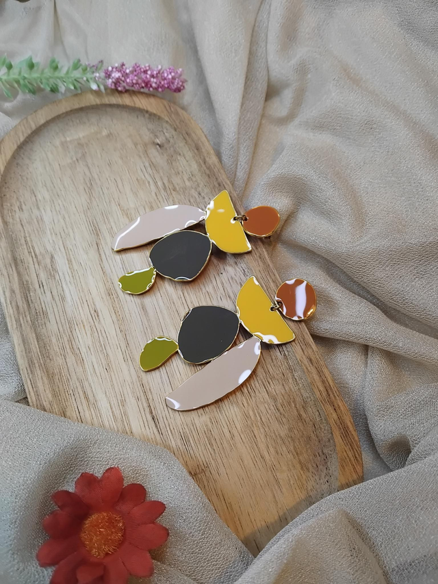 Boucles d'oreilles XXL en acier inoxydable 