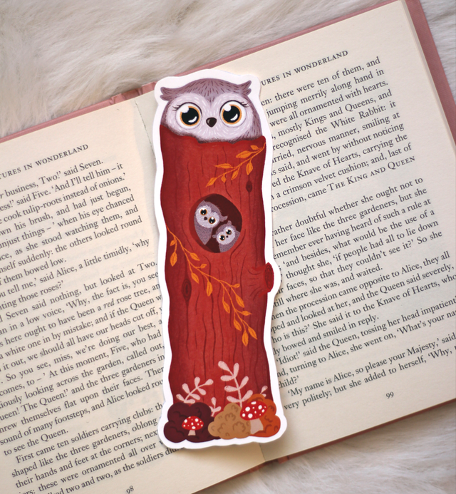 Marque-page Hibou