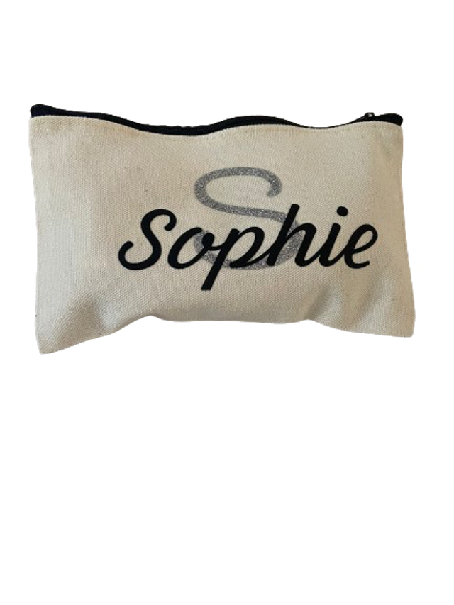 Trousse en coton Prénom