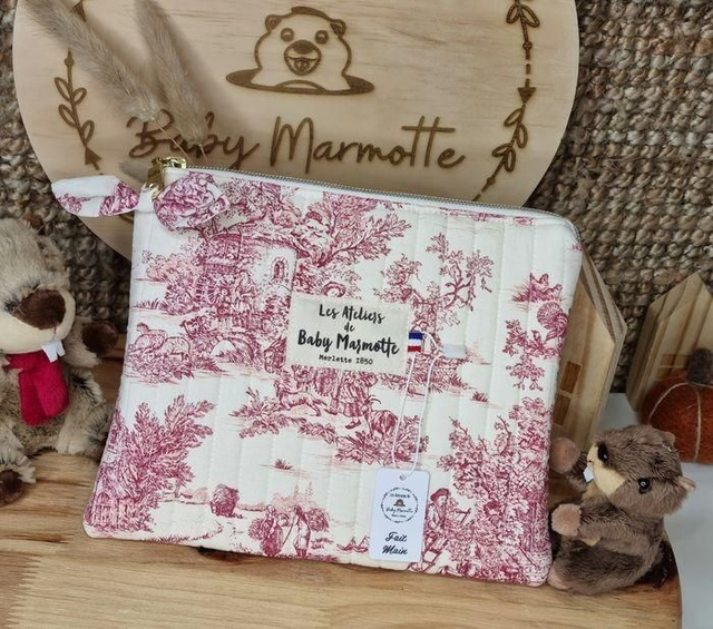 Trousse matelassée fourre tout 