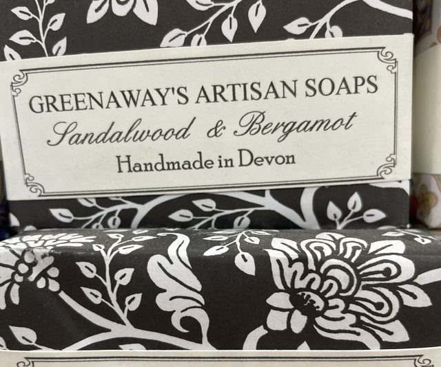 Greenaway’s Artisan soaps-sandalwood & bergamot 