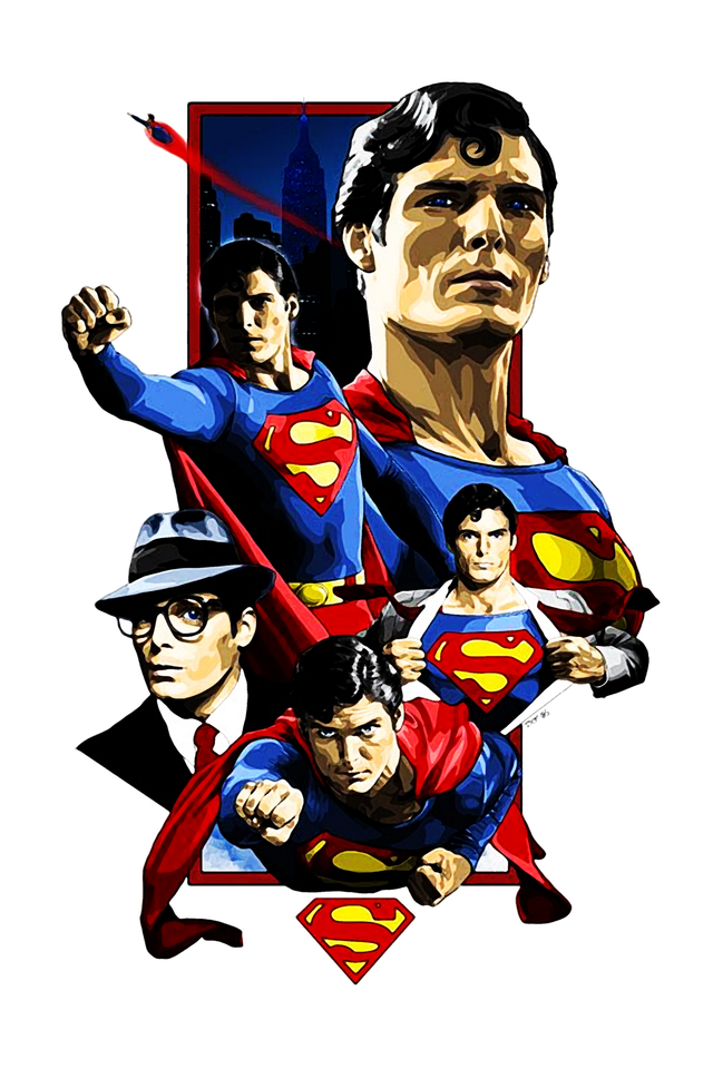 Superman Movies Art Print