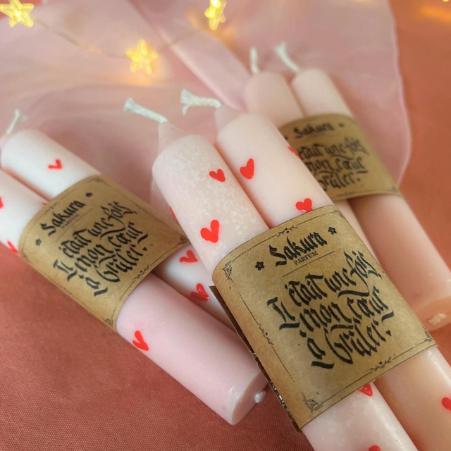 Lot de 2 bougies : Sakura 