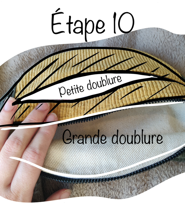 Étape 10 « La doublure »
