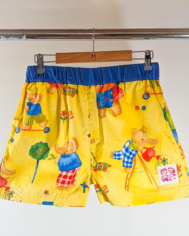 SHORT RONNY éléphants M