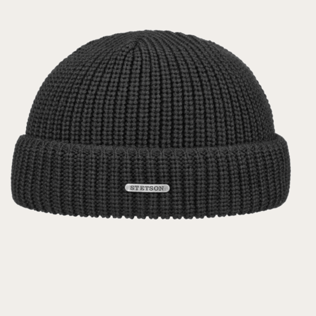 Stetson Beanie Merino Black