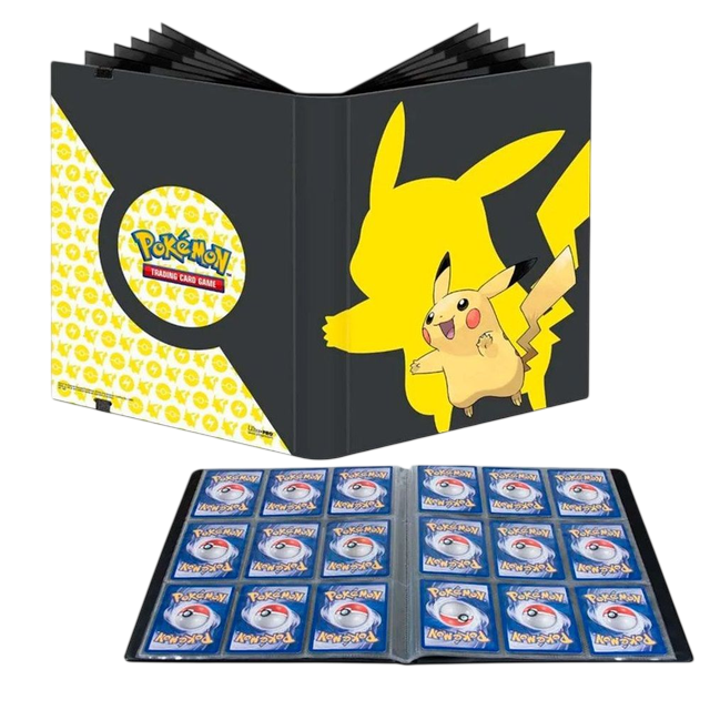 Portafolio para cartas Pokemon Pikachu de 9 bolsillos