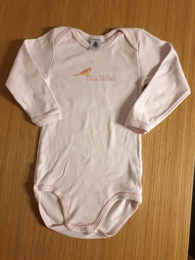 Body Petit Bateau 3 ans rose