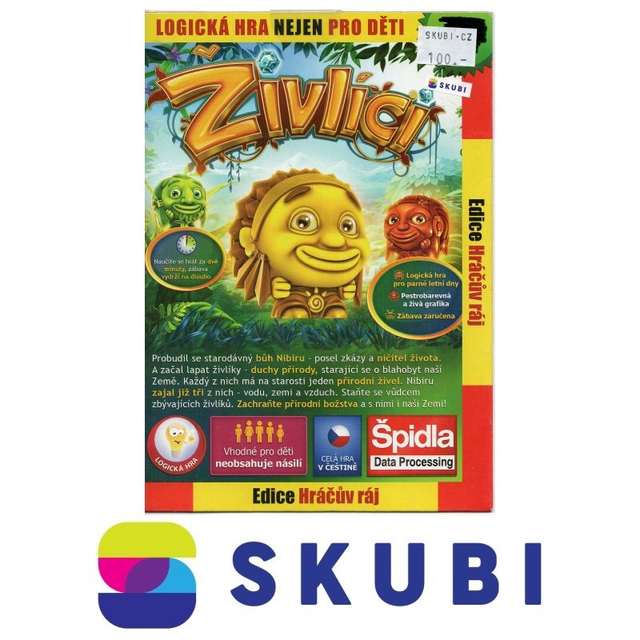 CD-ROM Živlíci - logická hra nejen pro děti - edice hráčův ráj - PC hra