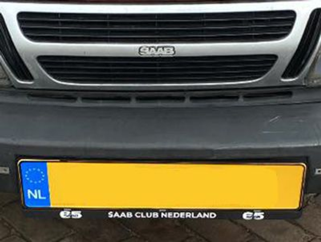 Saab Club 65 Kentekenplaat-houder