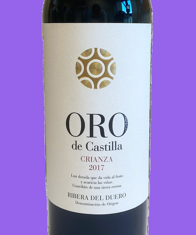 Oro de Castilla Crianza, 2017, Ribera del Duero