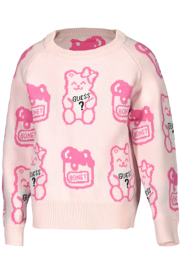 GUESS JEANS MAGLIA BAMBINA ROSA
