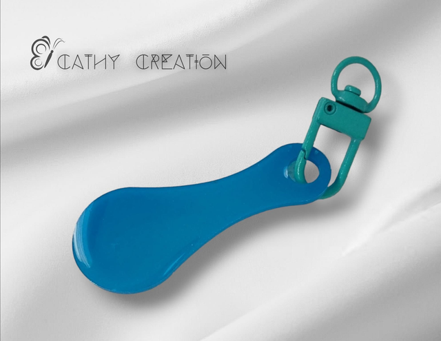 Jeton de caddie bleu