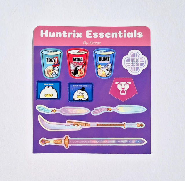Mini Stickersheet: Huntrix Essentials