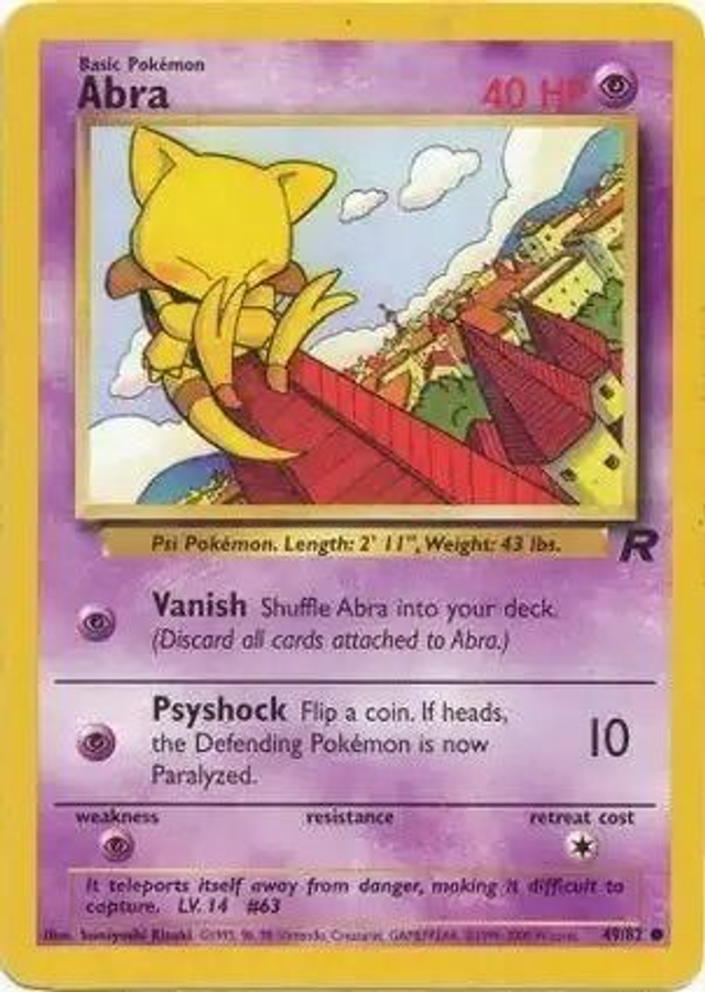 Abra - 49/82 (Team Rocket Unlimited)