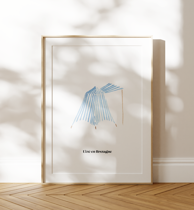 Affiche L'été en Bretagne