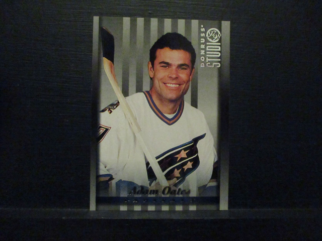 Adam Oates - NFL 1997 Donruss Studio Ice Hockey Original Trading Card #32