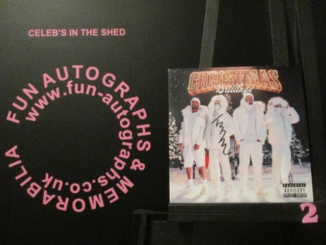 Tobi Brown (Sidemen) - 'Christmas Drillings' Authentic Autographed Single Cover (2)