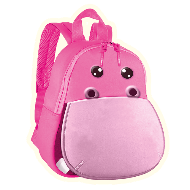 tintaUNITA Kids – Zainetto Plus Ippopotamo con Bocca 3D