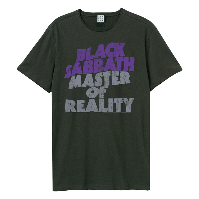 Black Sabbath Master Of Reality Amplified Vintage Charcoal T-Shirt