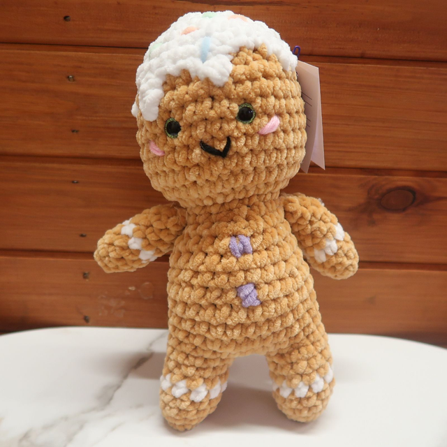 Crochet Gingerbread Person Plushie