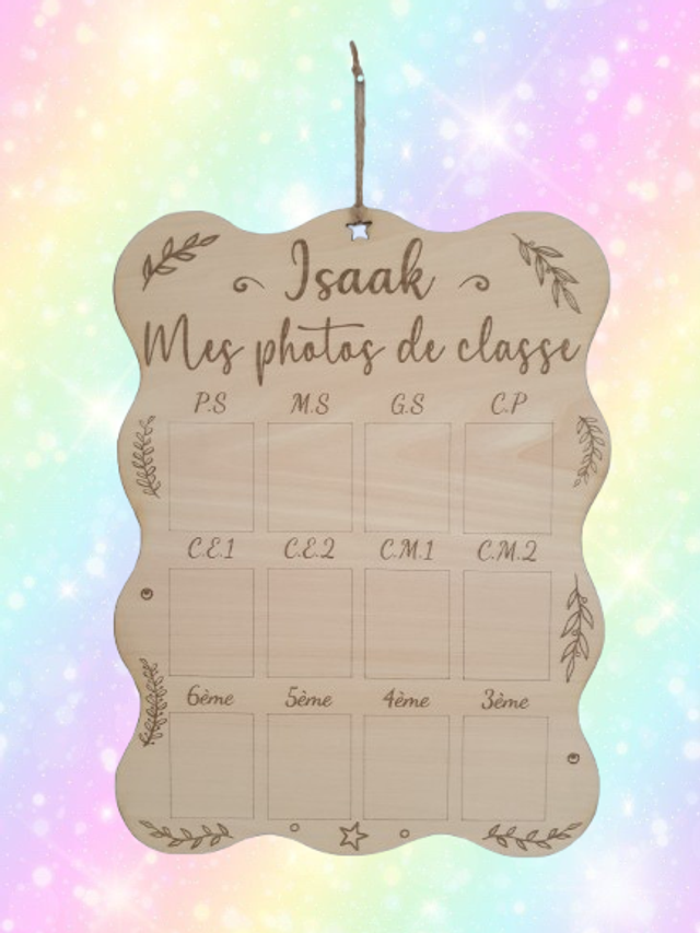 Cadre photos de classe