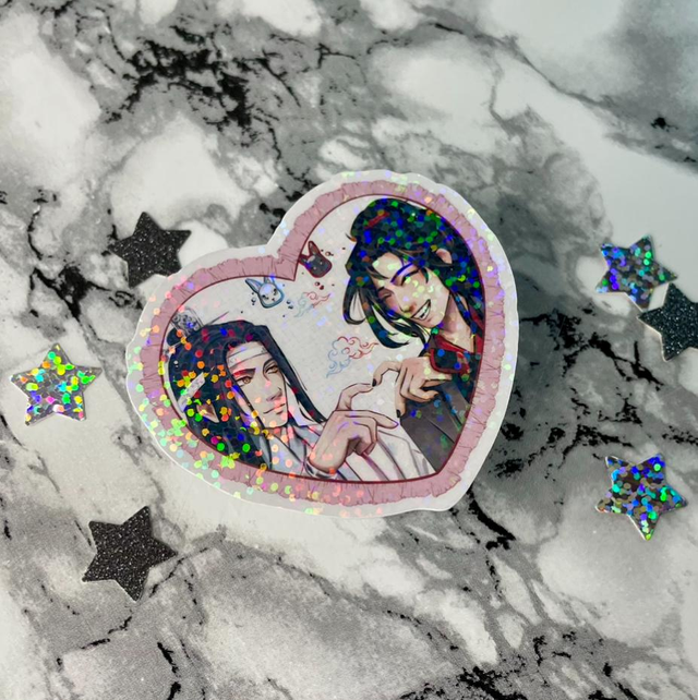 WangXian Heart Sticker