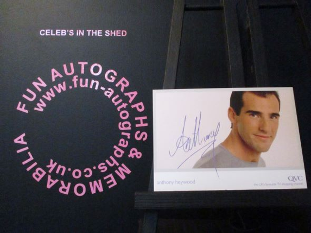 Anthony Heywood Original Pre-Print QVC Cast Card