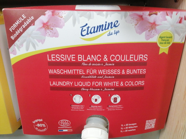 Lessive blanc et couleurs Vrac liquide 1 litre