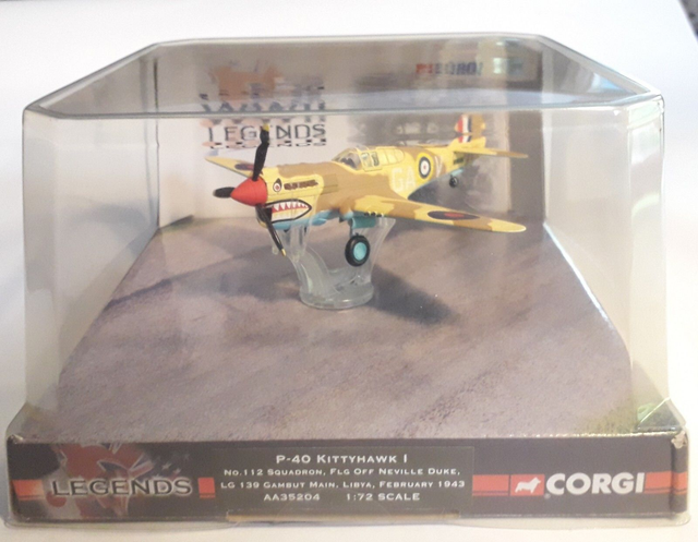 P-40 Kittyhawk I Flt Off Neville Duke, Libyen 1943