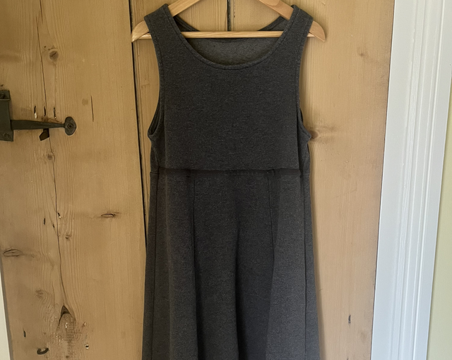 Grey school dress 7-8 years