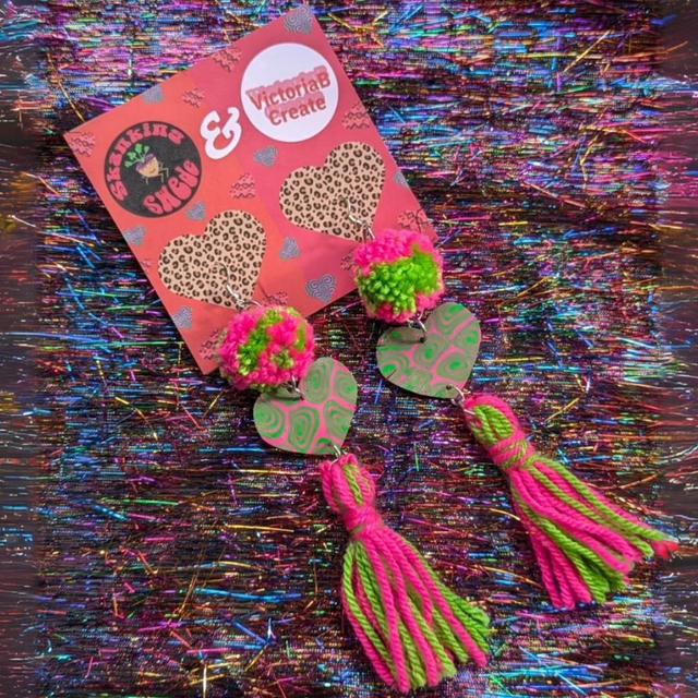 Victoria B Create X Skanking Swede in Pink/Lime