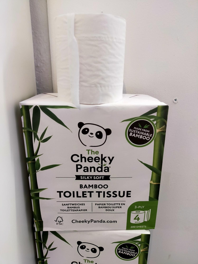Cheeky Panda Plastic Free 100% Bamboo Toilet Tissue 4pack 67447