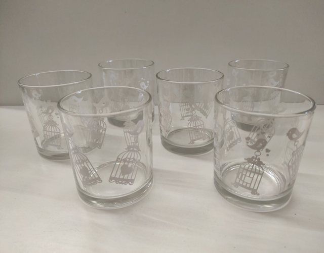 Bicchieri Melodia di Primavera - white version