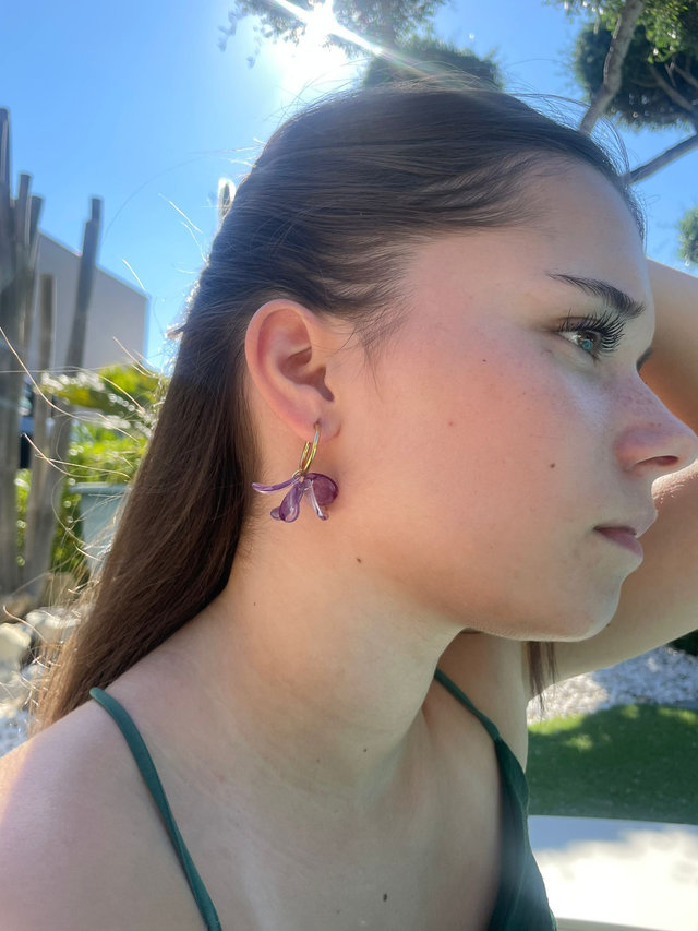 boucle d'oreille Flore