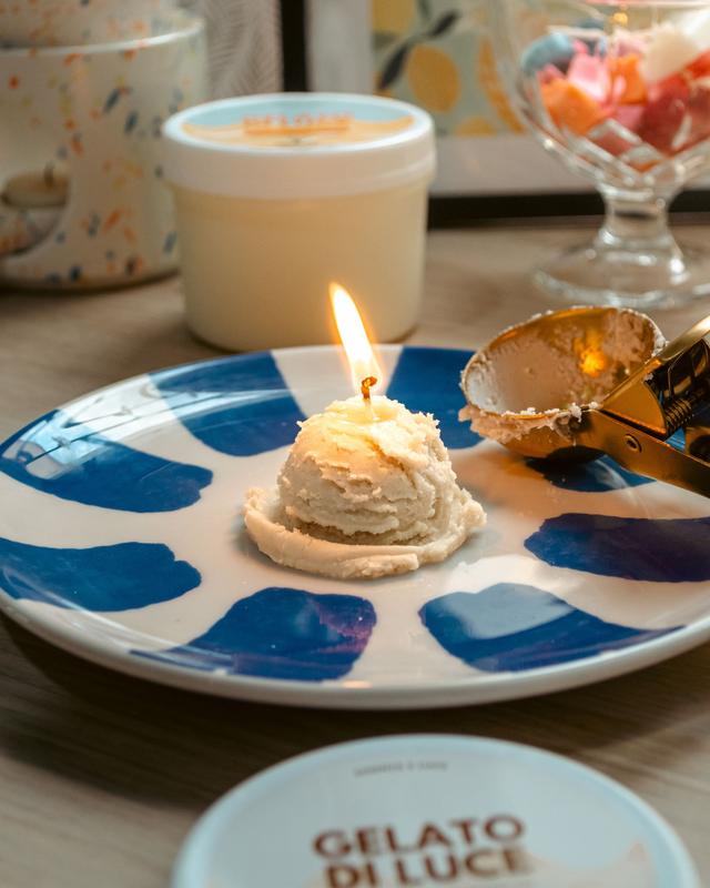 Gelato di Luce – Cera Profumata Scoopable 200g | Cocolada & Cocovan | Wax Melt Artigianale e Candela Cremosa