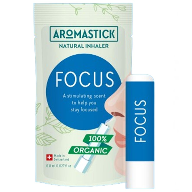 Stick Inhalador Focus Organic 8ml Aromastick