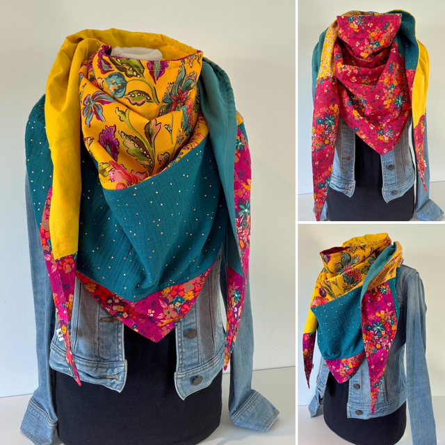 Maxi Chèche E321 Patchwork double