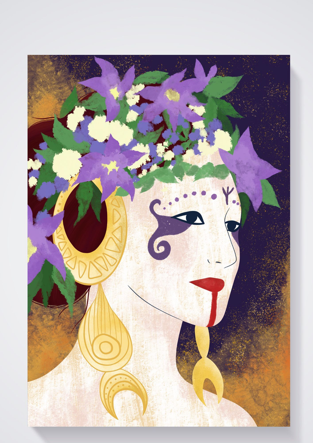 Tirage d'art Reine de Beltane