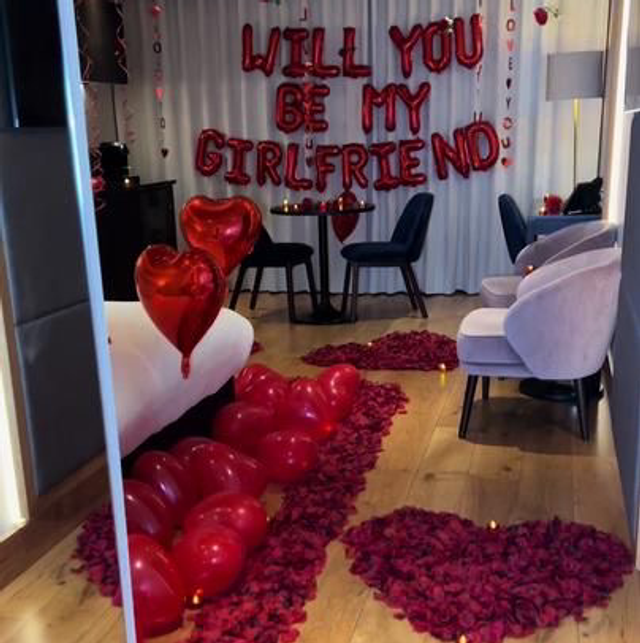 'WILL YOU BE MINE' Fresh Flower Package